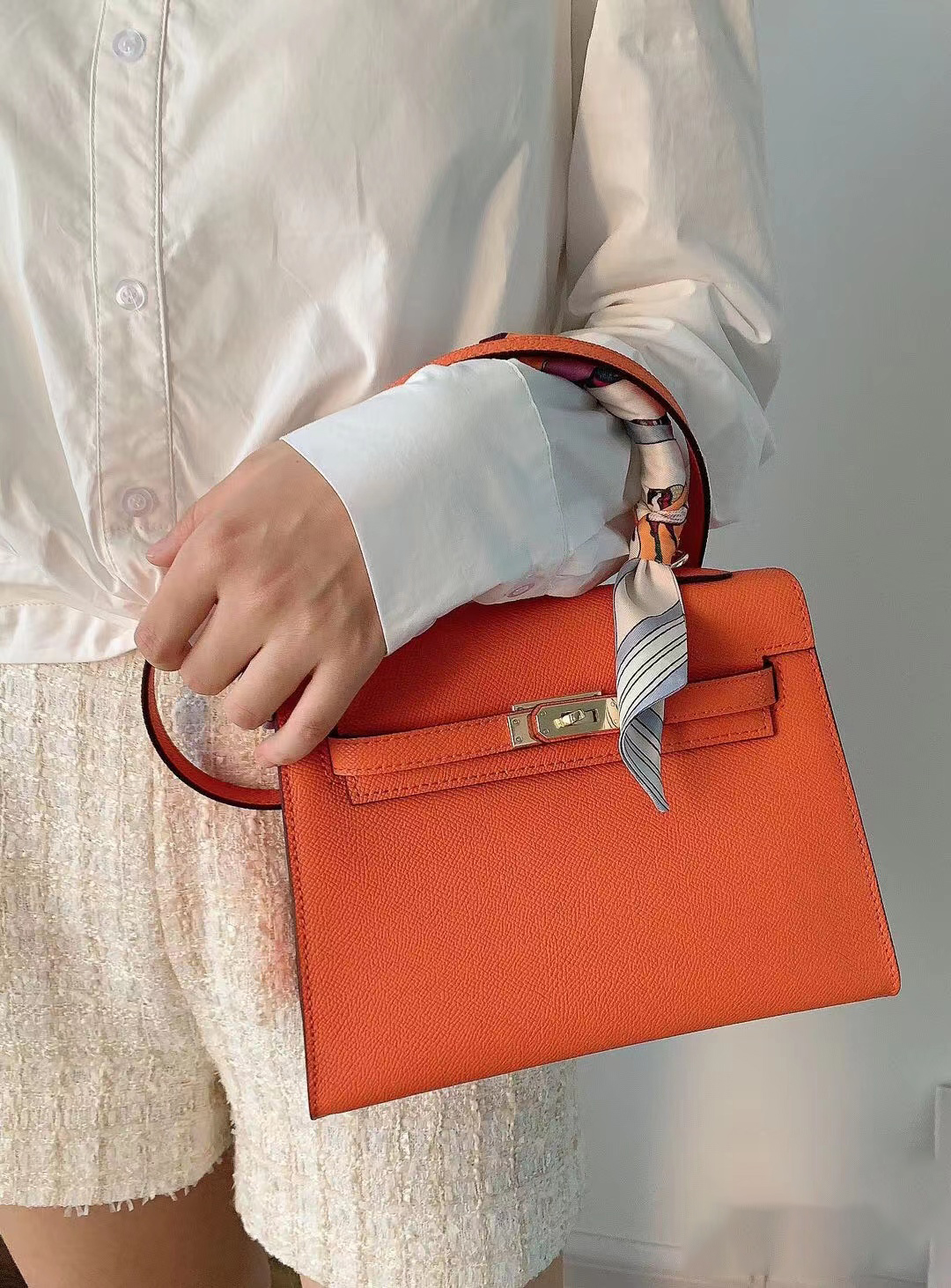 Petit sac à main en cuir véritable imprimé lézard avec bandoulière photo review