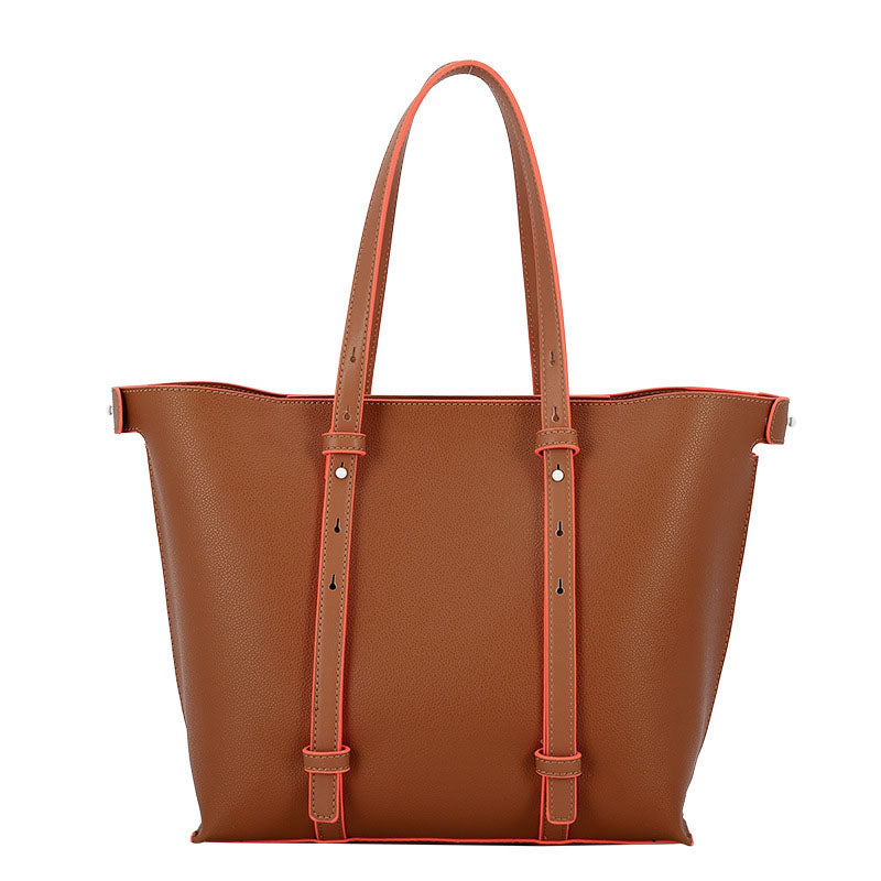 Women's Vegan Leather Large Tote Bags with Adjustable Straps - ROMY TISA