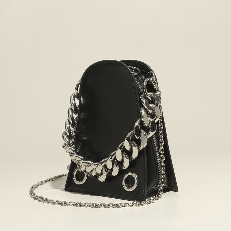 Women's Small Genuine Leather Chains Bags
