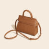 Women's Small Textured Genuine Leather Satchels