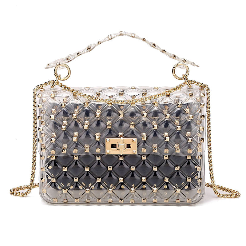 Women's Small Rhinestone Butterfly Top Handle Evening Clutch Bags - ROMY  TISA