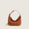 Sacs baguette hobo à rayures en cuir végétal pour femmes