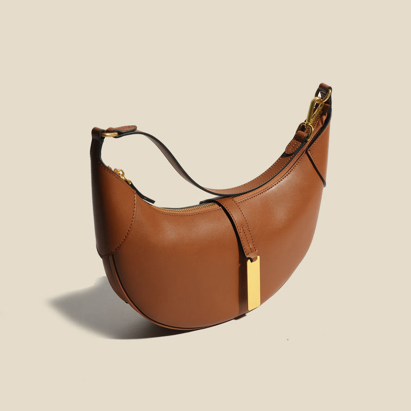 Gucci // Vintage Dark Brown GG Half Moon Bag – VSP Consignment