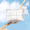 Women's Quilted Square Lambskin Baguette Bags