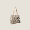 Women's Graffiti Clear Tote Bags with Pouch