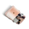 Women's Pink Mini Lizard Print Top Handle Purse