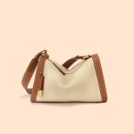 Women's Genuine Leather Minimal Shoulder Baguette Bags