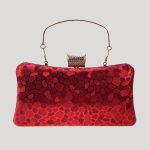 Pochettes de soirée pour femmes à motif de pierre