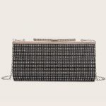 Pochette de soirée en strass pour femmes