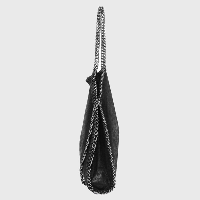 Women's Chains Große Vegane Hobo-Taschen in Schwarz