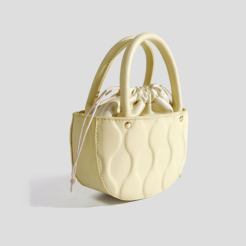 Women's Dumpling Mini handbag with Draw String Bag