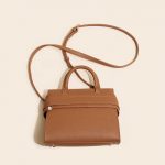 Women's Small Textured Genuine Leather Satchels