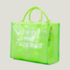 Women's Letter Print Clear Tote
