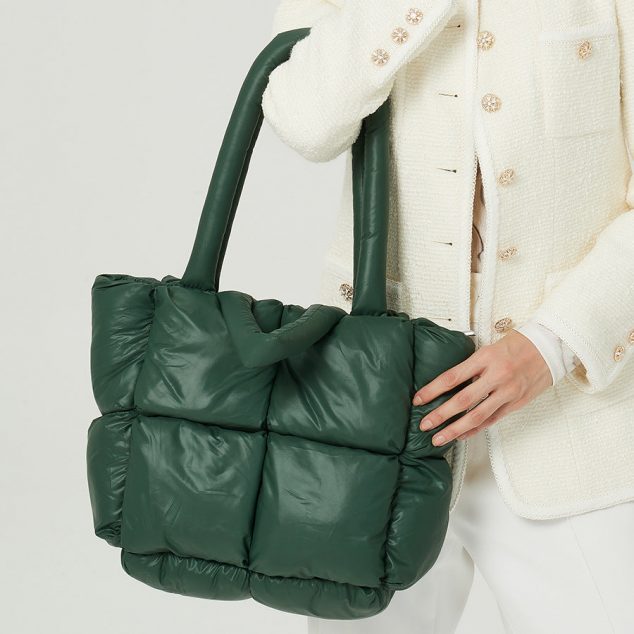 Women's Quilted Padded Puffer Bag