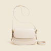 Women's Minimal Genuine Leather Flap Shoulder Messenger Bags