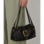 Sacs à main en cuir véritable avec boucles pour femmes