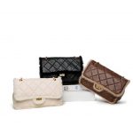 Women's Fur Trim Quilted Flap Crossbody Bags