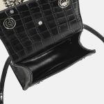 Damen Krokodil Print Strass Schnalle Satchel Taschen