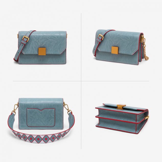 Women's Vegan Leather Adjustable Strap Crossbody Bags