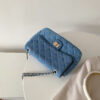 Women's Quilted Denim Crossbody Bags