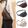 Women's Waterproof Geometric Print Fanny Packs