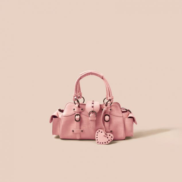 Damen Krokodil Print Schnalle Nieten Top Handle Taschen