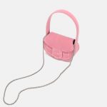 Damen Samt Klappe Mini Sattel Umhängetaschen