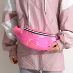Sacs de ceinture à pochettes holographiques pour femmes