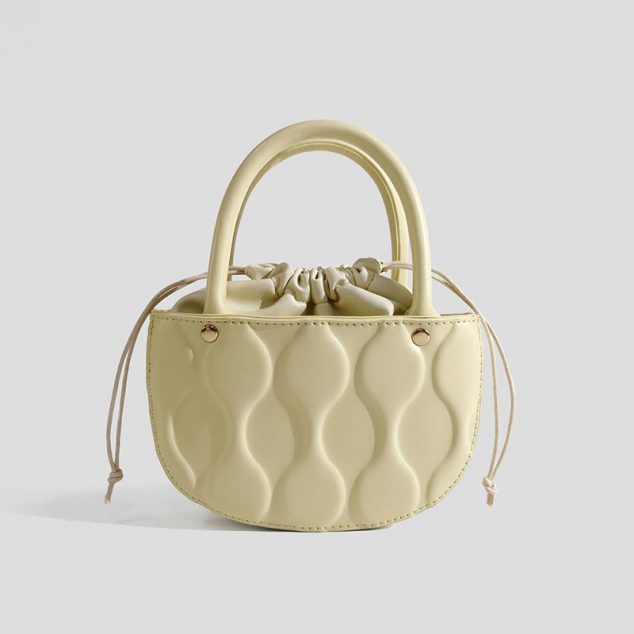 Women's Dumpling Mini handbag with Draw String Bag
