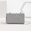 Women's Rhinestones Flap Top handle Clutch Evening Bags