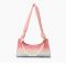 Women's Rainbow Croc Print Baguette Bags with Pearls