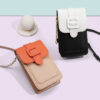 Women's Genuine Leather Two Tone Phone Pouch