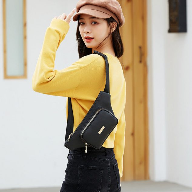 Women's Minimal Multi-pockets Cross body Fanny Packs