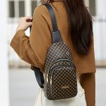 Bedruckte Multi-Taschen Crossbody Umhängetaschen für Frauen