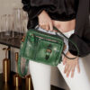 Women's Small Vintage Genuine Leather Briefcase Shoulder Bags