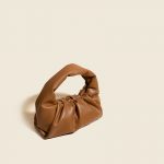 Women's Slouchy Hand Clutch in Genuine Leather