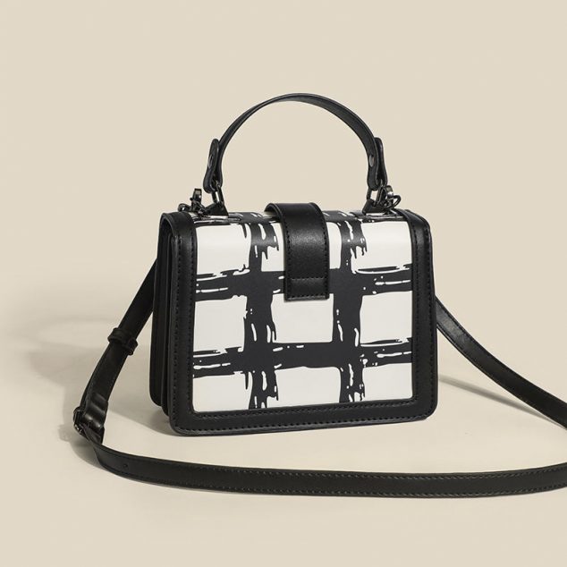 Women's Printed Top Handle Satchel Shoulder Bags