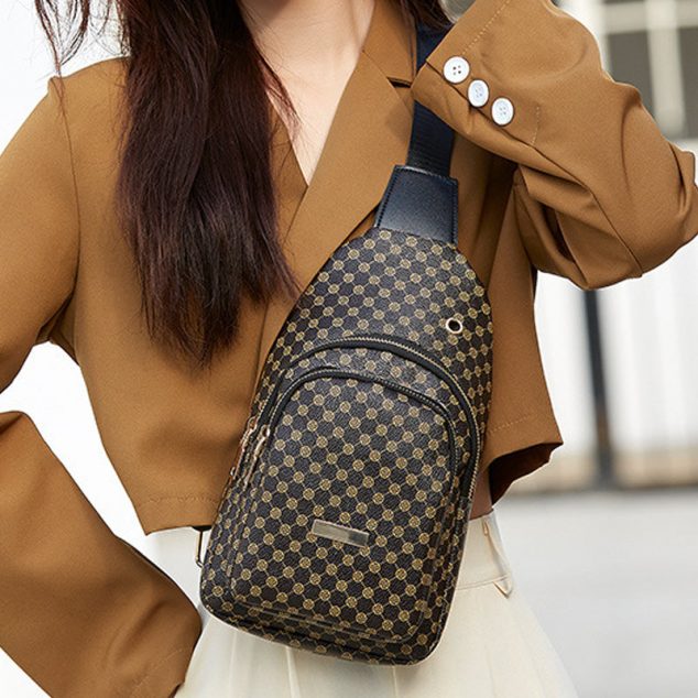 Women's Printed Multi-Pockets Crossbody Sling Bags