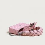 Kleine geflochtene gesteppte Baguette-Taschen für Damen
