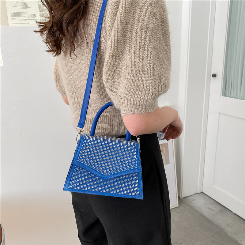 Women's Rhinestones Flap Mini Top Handle Evening Bags