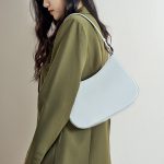 Minimalistische Baguette-Taschen aus echtem Leder für Damen