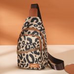 Women's Leopard Print Plus Size Crossbody Sling Bags