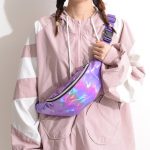 Sacs de ceinture à pochettes holographiques pour femmes