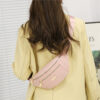 Women's Double Zippers Waist Fanny Packs in Polyester