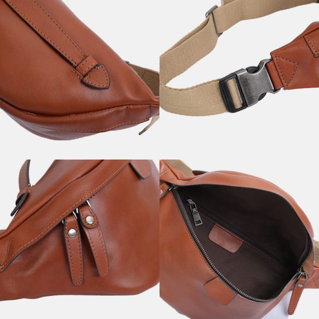 Women's Plus Size Genuine Leather Fanny Packs