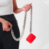 Women's Large Chain Mini Crossbody Purse