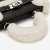 Women's Furry Crossbody Handbags with Lock