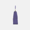 Women's Purple Envelope Flap Shoulder Baguette Bags in Genuine Leather