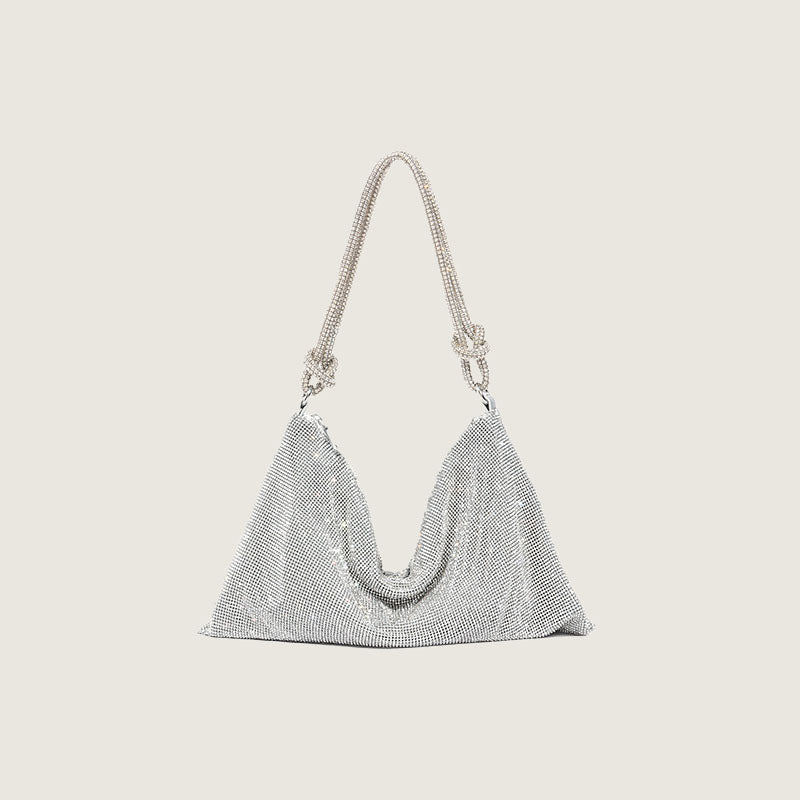 Stylish Zebra Diamond Rhinestone Purse Handbag