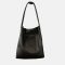 Women's Lychee Grain Genuine Leather Shoulder Hobo Tote Bags